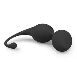 Вагінальні кульки Easytoys, силіконові, чорні, 20 х 3 см - мініатюра 2