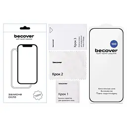 Скло захисне BeCover 10D Google Pixel 9a Black (715715) - мініатюра 2