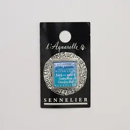 Акварельна фарба Sennelier, полукювета, S1, Синій попелястий (Cinereous Blue)