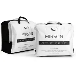 Набір MirSon пуховий №9507 Luxury Exclusive демі ковдра 200х220 см + 2 подушки білий (2200010804959) - мініатюра 9