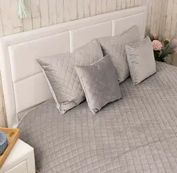 Покривало Руно VeLour 150х220 "Grey ромб" (360.55_Grey ромб) - мініатюра 2