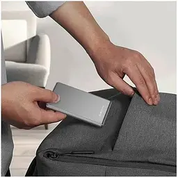 Зовнішній акумулятор Borofone BJ50 5000mAh 20W магнітний з функцією бездротової зарядки сірий 6941991110313 - мініатюра 7
