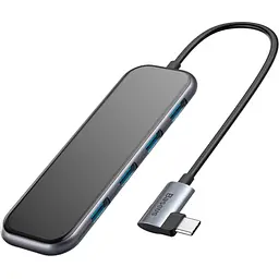 USB-хаб Baseus Multifunctional Hub Deep Gray [CAHUB-EZ0G] [73046]