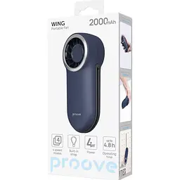 Портативний вентилятор Proove Wing Blue (PFWG04002008) [169121] - мініатюра 5