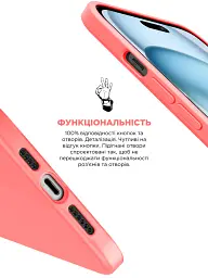 Чохол ArmorStandart ICON2 Case для Apple iPhone 15 Plus Guava - мініатюра 4