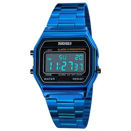 Наручний годинник чоловічий Skmei 1123 Blue, 1123BU (12316) - мініатюра 2