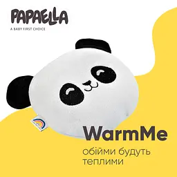 Подушка-грілка Papaella Панда з насінням льону 18х16 см білий (8-33270 білий) - мініатюра 2