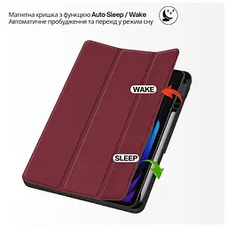 Чохол до планшета BeCover Flexible TPU Mate Xiaomi Pad 7 / 7 Pro 11.2" Red Wine (715619) - мініатюра 6