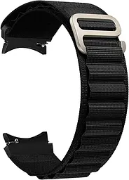Ремінець BeWatch Alpine Loop для Samsung Galaxy Watch 4 5 6 7 Чорний (14GW1201) - мініатюра 2