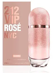 Оригінал Carolina Herrera 212 VIP Rose Elixir Тестер 80 мл Парфумована вода - мініатюра 1