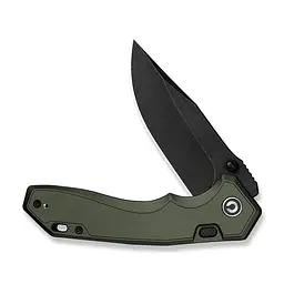 Ніж складаний туристичний Civivi Elite Brova, (8.7 см) CPM S35VN / Aluminum зелений - мініатюра 3