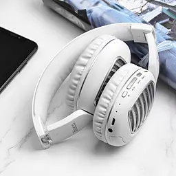 Бездротові навушники Hoco W23 Brilliant Sound Bluetooth білі (23823 white) - мініатюра 6