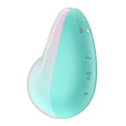 Вакуумний стимулятор клітора з вібрацією Satisfyer Pixie Dust м'ятний - мініатюра 6