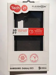 Оригінальний силконовий чохол для Samsung Galaxy S23 (S911) Tech21 Evo Check Black протиударний T21-10069 - мініатюра 4