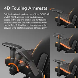 Ігрове крісло Cougar Defensor Black Orange (DEFENSOR) - мініатюра 12