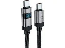 Кабель Acefast C15-03 USB-C to USB-C 60W 1.2м Black (6974316283720) - мініатюра 2
