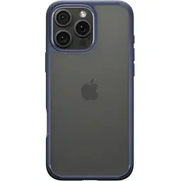 Прозорий чохол Spigen Ultra Hybrid Navy Blue для iPhone 16 Pro (ACS08126) - мініатюра 4