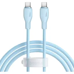 Кабель Baseus Pudding Series Fast Charging Cable Type-C to Type-C 100W 1.2m P10355702311-00 Blue