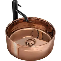 Умивальник Rea Ida rose gold накладний рожеве золото REA-U7401, Золотий