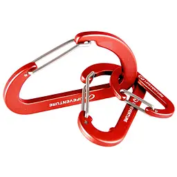 Комплект карабінів Lifeventure Karabiners Червоний