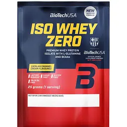 Протеїн BiotechUSA IsoWhey Zero Lactose Free Сatalan caramel cream 25 г