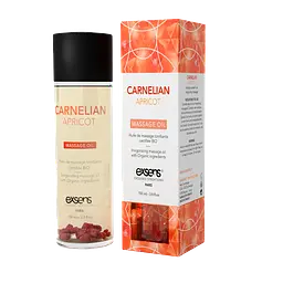 Масажна олія Exsens Carnelian Apricot (бадьорна з сердоліком) 100мл, натуральна