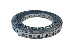 Стрічка стяжка перфорована пряма металева Apro 18 x 0.55мм x 5м - мініатюра 2