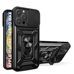 Панель BeCover Military для Apple iPhone 14 Pro Max Black (708176) - мініатюра 2