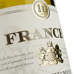 Вино Mare Magnum Sauvignon Blanc Frances, біле, сухе, 1 л (7340048606752) - мініатюра 3