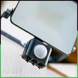 Світлодіодний прожектор LED Lumiled AZZLER для зовнішнього використання, з датчиком руху - мініатюра 5