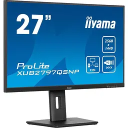 Монітор 27" Iiyama ProLite XUB2797QSNP-B1 QHD IPS 100Hz (XUB2797QSNP-B1) - мініатюра 3
