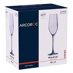 Келихи для шампанського Arcoroc Mineral 6х160 мл (H2090/1) - мініатюра 3
