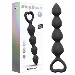 Анальні намиста Love To Love Bing Bang 18 см (чорний) - мініатюра 6