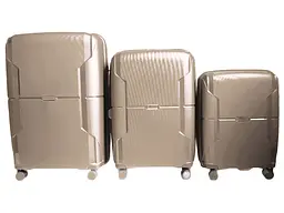 Комплект валіз Airtex 245 колір шампань