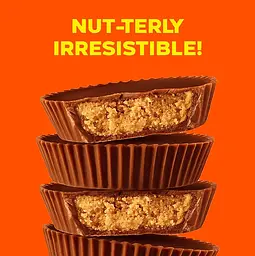 Шоколадні цукерки Reese's Milk Chocolate Snack Size Peanut Butter Cups 4шт, 62г - мініатюра 2