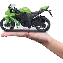 Мотоцикл іграшковий Maisto Kawasaki Ninja ZX-10R в масштабі 1:12 (31101-10011) - мініатюра 5