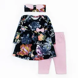 Комплект для дівчинки Fashion зріст 80 см (9 - 12 місяців) Malena Синій з рожевим