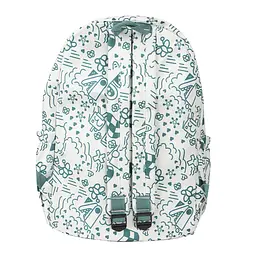 Рюкзак підлітковий No Brand 5154 31х13 см White-Green 13081-84482 - мініатюра 6