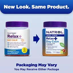 Комплекс Natrol Relax+ Day Calm розслаблення та спокій зі смаком фруктів 60 цукерок (NTL07635) - мініатюра 5