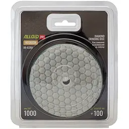 Круг алмазний Alloid Building Tools Hexagon шліфувальний на липучці 100 мм зерно 1000 (DD-63391) - мініатюра 4