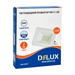 Прожектор Delux FMI 11 30Вт 6500K IP65 (90019307) - мініатюра 2
