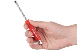Викрутка ударна плоска шліцева Intertool SL5 х 75 мм HT-0481 - мініатюра 3