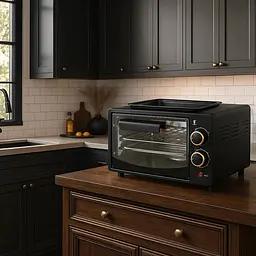 Багатофункційна міні-піч Hoffmans 12L 800W HM-748 - багатофункційна настільна міні-піч - мініатюра 5