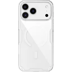 TPU чохол Nillkin Nature Pro Magnetic для Apple iPhone 17 Pro Max (6.9) Безбарвний (прозорий) - мініатюра 4