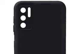 Чохол Silicone Cover Full Cam для Xiaomi Redmi Note 10 5G/ Poco M3 Pro/ M3 Pro 5G [Black] [72053] - мініатюра 3