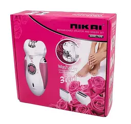 Епілятор 3 в 1 Nikai NK-7698 - мініатюра 6