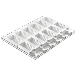Форма для морозива Silikomart серія "Gelateria" Танго 2 форми, таця, 50 паличок (GEL04) - мініатюра 2