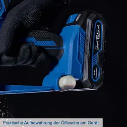 Пила ланцюгова акумуляторна Scheppach C-PC100-X SET S2 (12.7 см, 4.8 м/с, 2х2.0 А-год) - мініатюра 6