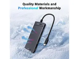 USB-хаб UGREEN CM806 USB-C to 4xUSB-C 3.2 Gen2 Black (35584) - мініатюра 4