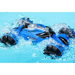 Машинка на радіокеруванні JJRC Q150 Twist Double-sided Transforming Climber Car Blue [119051] - мініатюра 3
